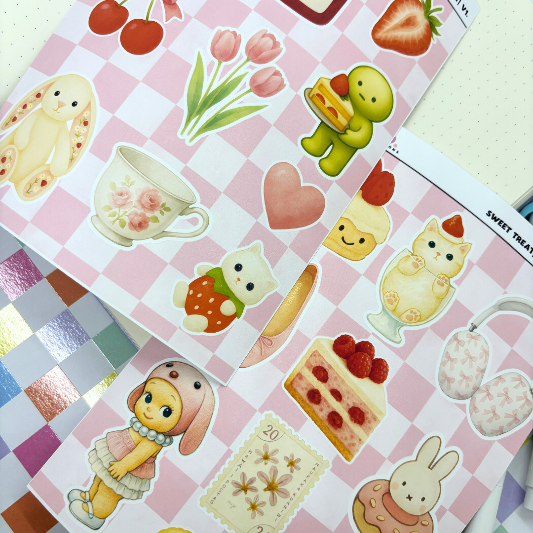 Sweet Treat| Journal| Sticker Sheet