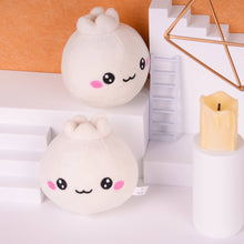 Load image into Gallery viewer, Dumpling Bao Dim Sum Plush Keychain Gift Stocking Stuffer
