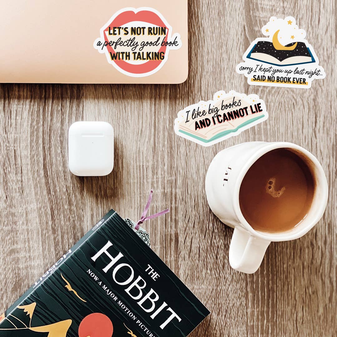 Big books vinyl sticker