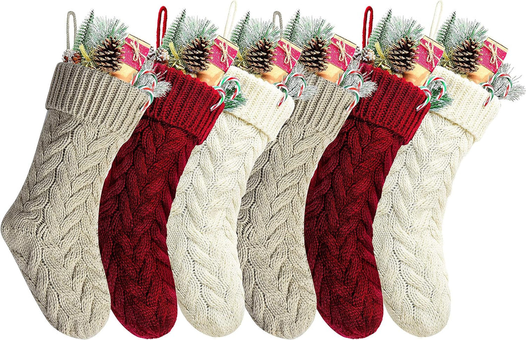 Knit Stocking, Assorted Colours