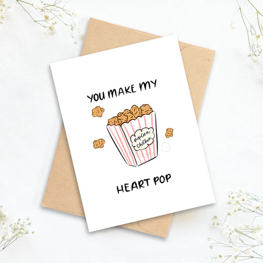 Make My Heart Pop Card