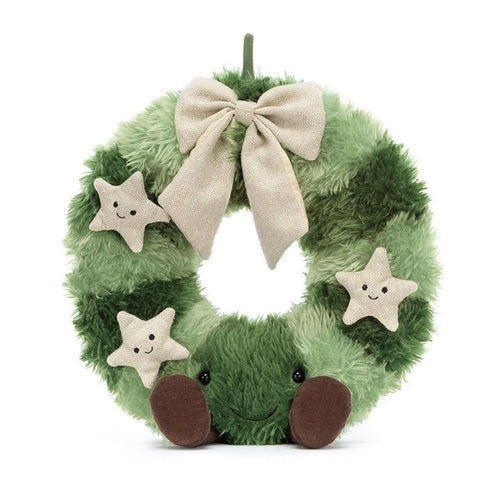 Jellycat Amuseables Nordic Spruce Wreath - Front & Company: Gift Store