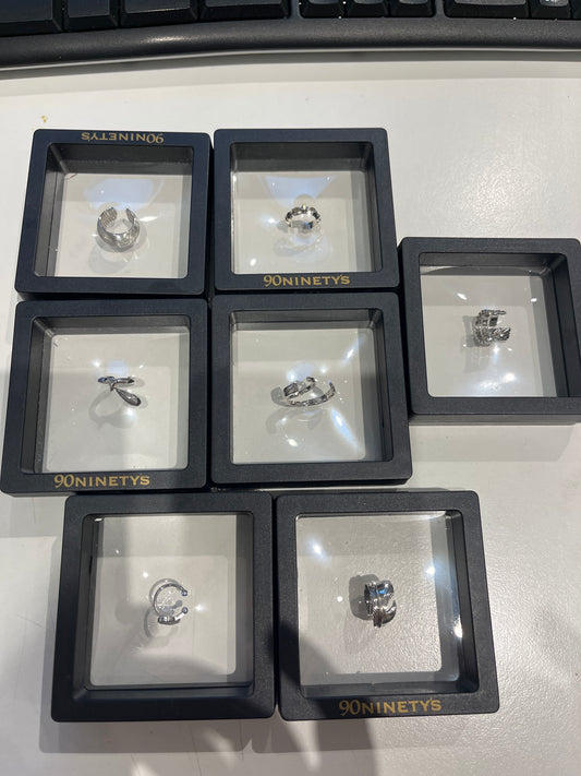 Assorted Ear Cuffs Silver