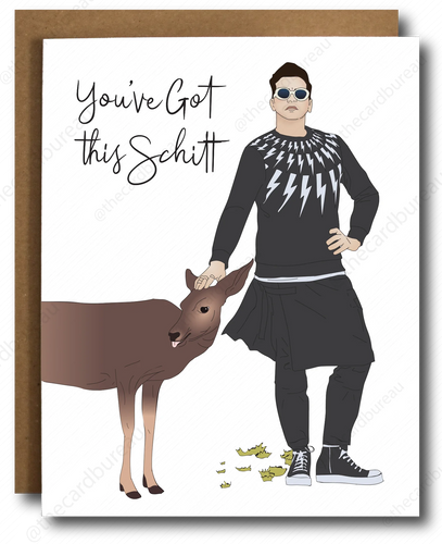 You've got this Schitt! Encouragement Card - Front & Company: Gift Store