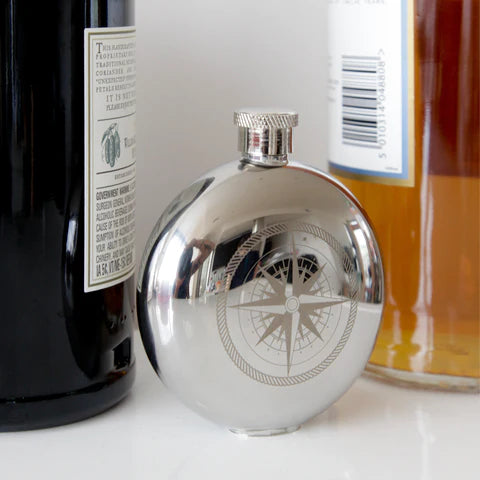 3 Oz Canteen Flask Compass Small