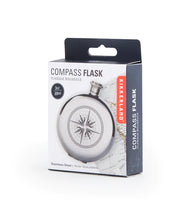 Load image into Gallery viewer, 3 Oz Canteen Flask Compass Small
