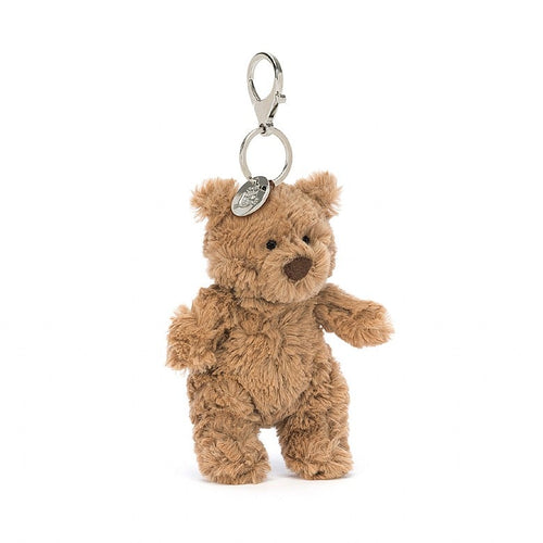 Jellycat Bartholomew Bear Bag Charm - Front & Company: Gift Store