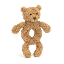 Load image into Gallery viewer, Jellycat Bartholomew Bear Ring Rattle (Recycled Fibers)
