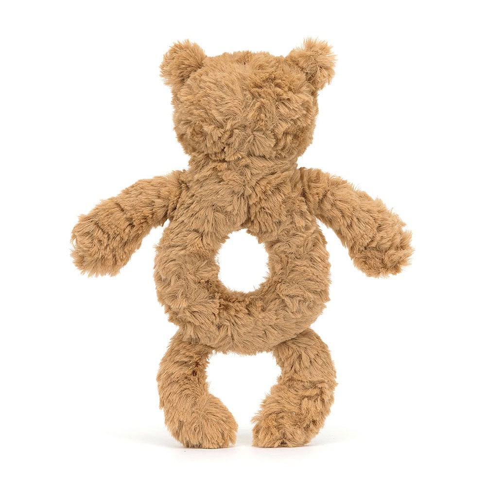 Jellycat Bartholomew Bear Ring Rattle (Recycled Fibers)