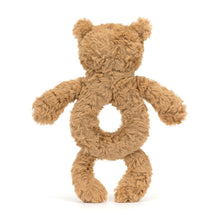 Load image into Gallery viewer, Jellycat Bartholomew Bear Ring Rattle (Recycled Fibers)
