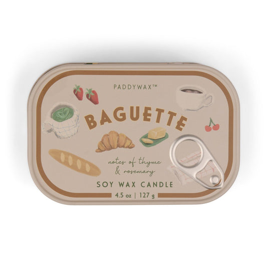 Bistro 4.5oz Printed Tin -French Baguette