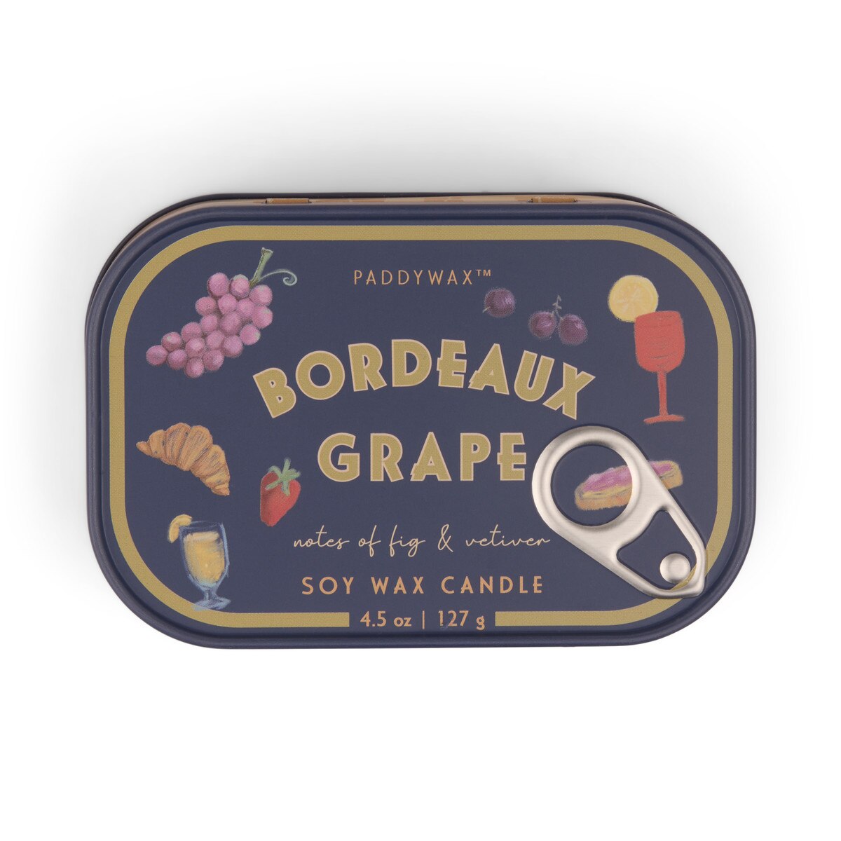 Bistro 4.5oz Printed Tin -Bordeaux Grape