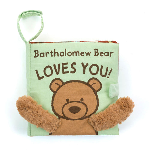 Jellycat Bartholomew Bear Loves You Book - Front & Company: Gift Store