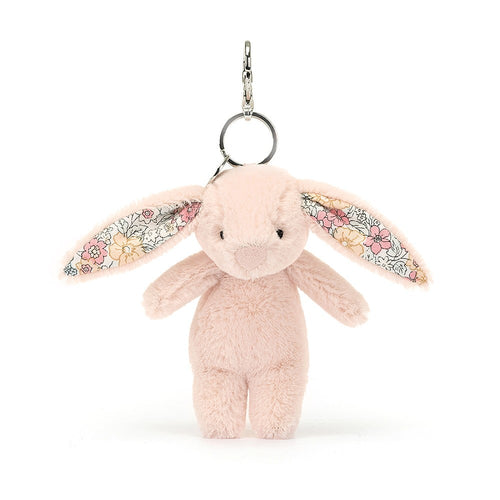 Jellycat Blossom Blush Bunny Bag Charm - Front & Company: Gift Store