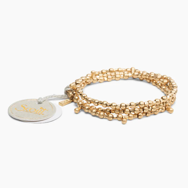 Metal Wrap Classic Teardrop/Gold