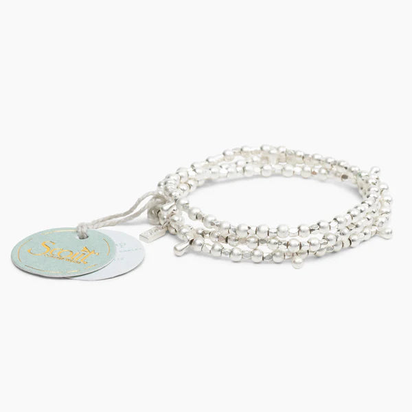 Metal Wrap Clasic Teardrop/Silver