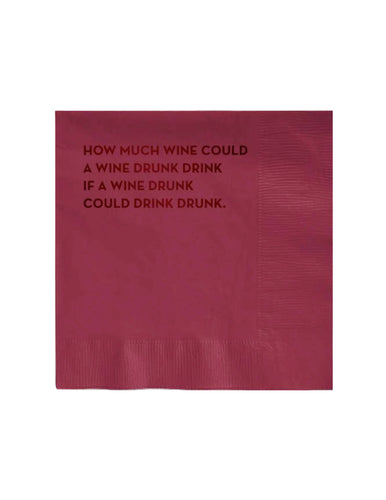 Wine Drunk Napkins - Front & Company: Gift Store