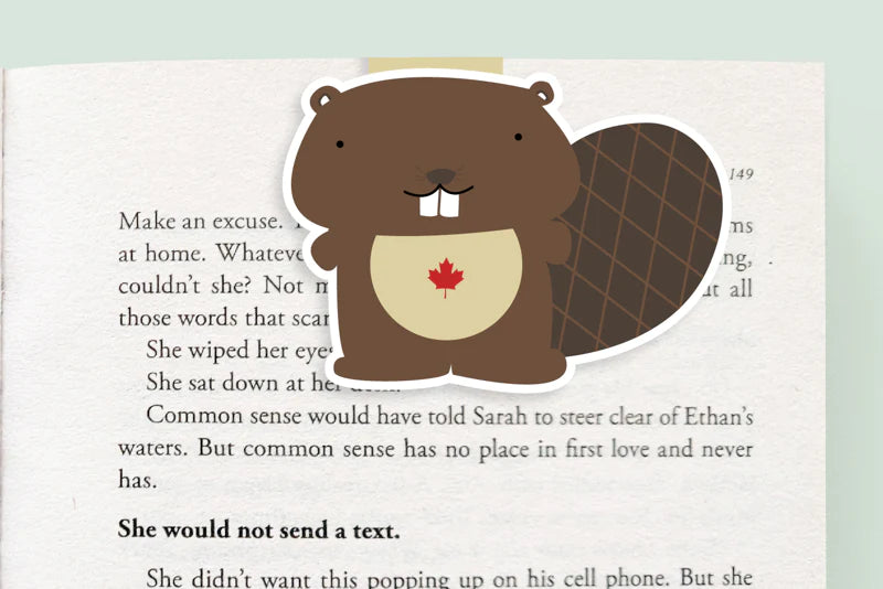 Beaver Magnetic Bookmark (Jumbo)