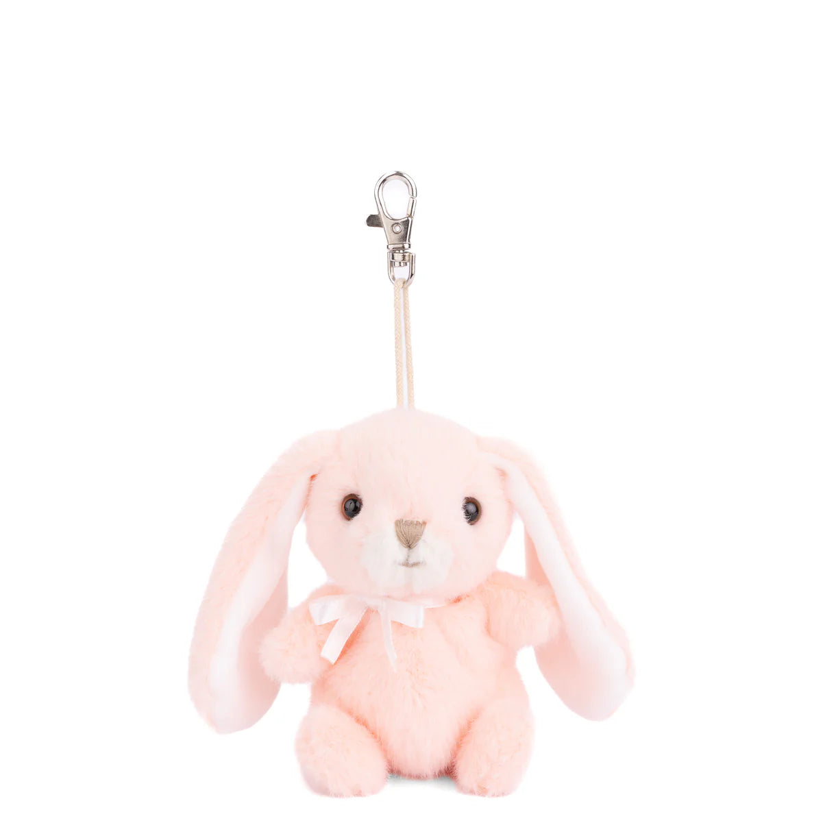Bouncy Bunny Bag Charm - Peach