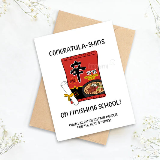 Congratula-Shins On Finishing School!