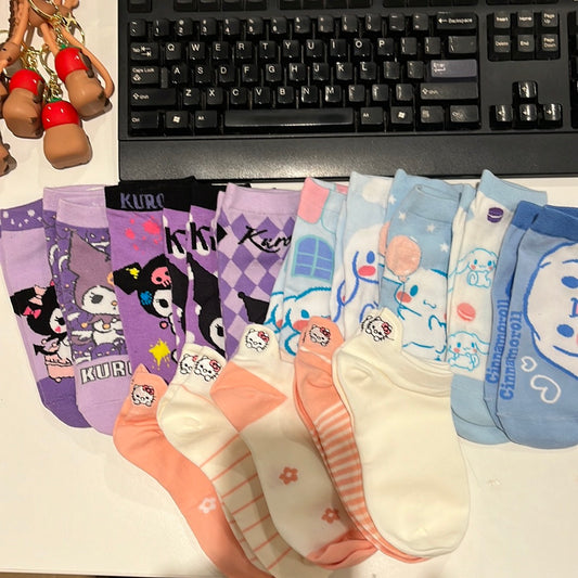 Sanrio Ankle Assorted Kawaii socks