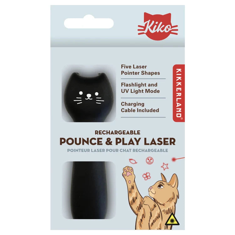 Kiko Rechargeable Pounce&Play Laser