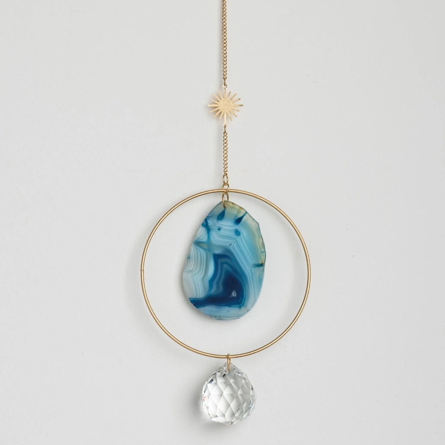 Stone Suncatcher Sun/Blue Gate