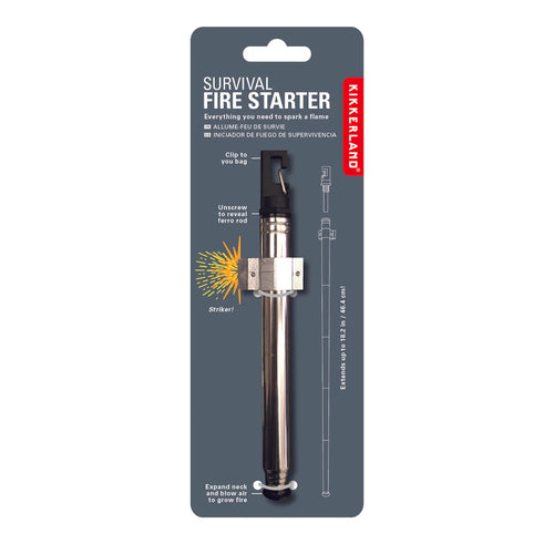 Survival Fire Starter - Front & Company: Gift Store