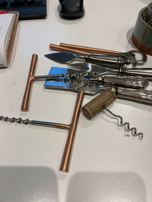 Assorted Cheese knives/Corkscrew/Bottle Opener