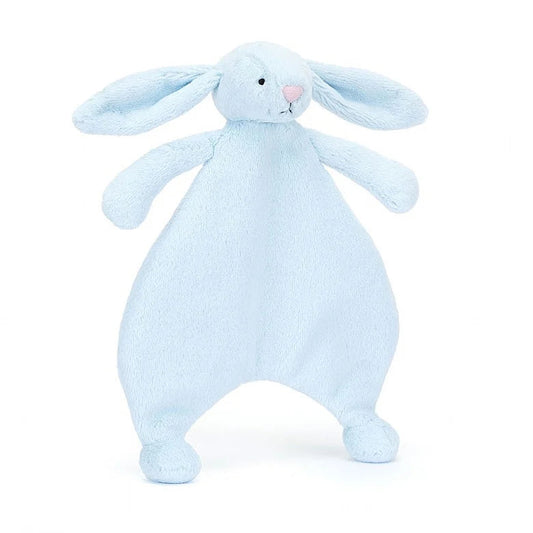 Jellycat Bashful Blue Bunny Comforter (Recycled Fibers)
