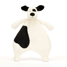 Load image into Gallery viewer, Jellycat Bashful Black &amp; Cream Puppy Comforter (Recycled Fibers)

