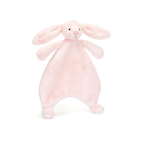 Jellycat Bashful Pink Bunny Comforter (Recycled Fibers) - Front & Company: Gift Store