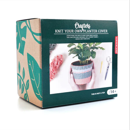 Knit Your Own Planter Cover Kit