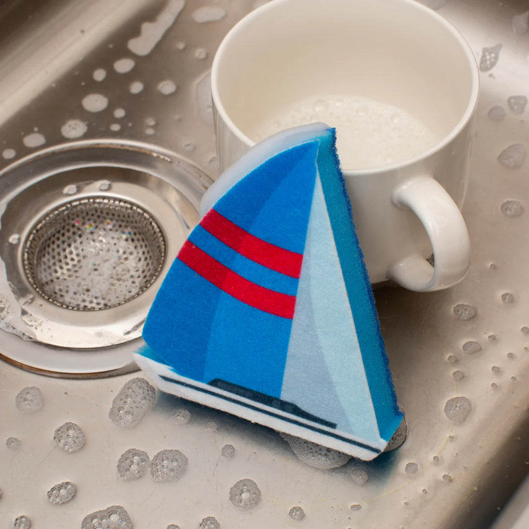 SAIL AWAY! SPONGE SET Nautical Sponge set of 2