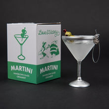 Load image into Gallery viewer, Martini Cocktail Christmas Ornament
