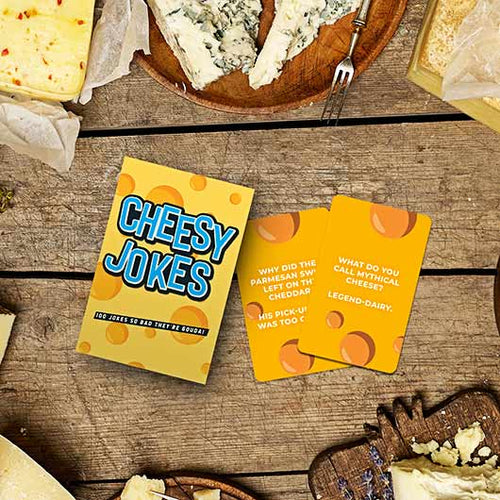 Cheesy Jokes Card Deck - Front & Company: Gift Store