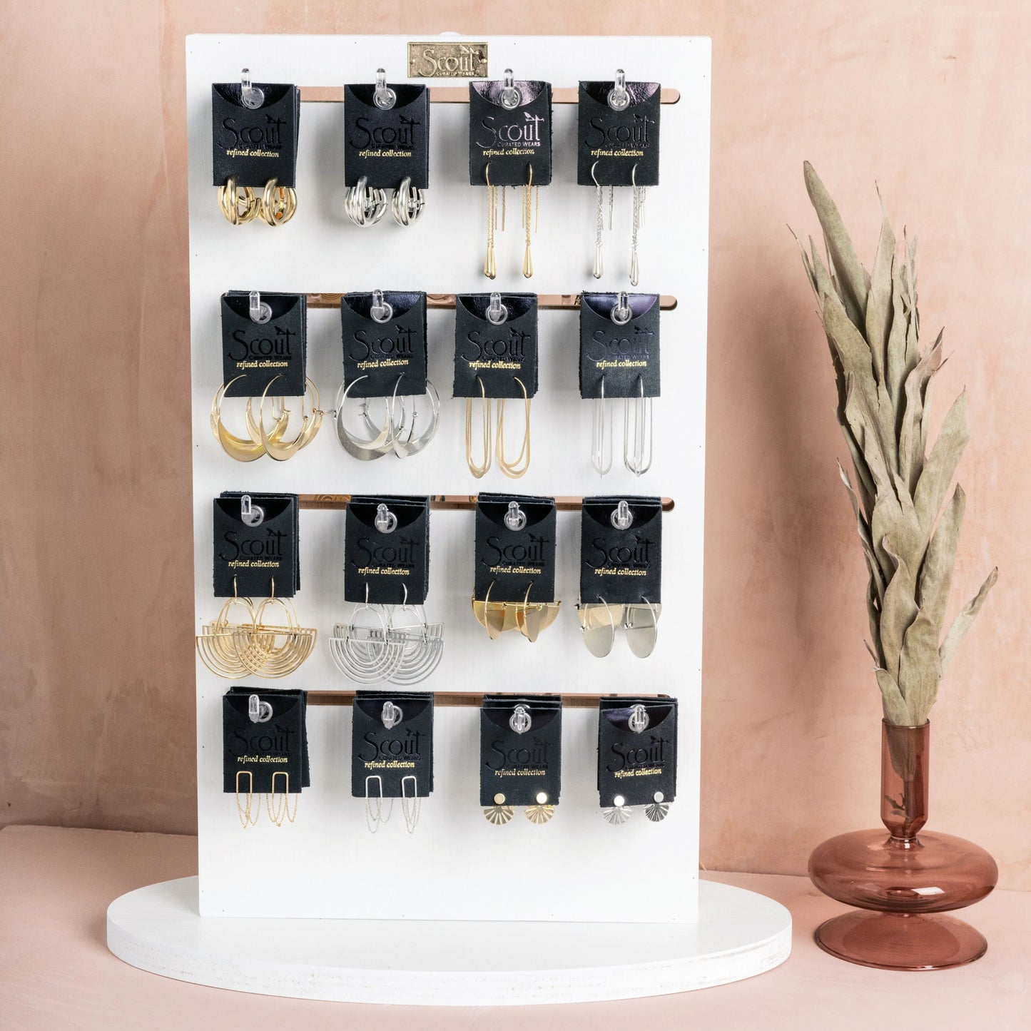 Refined Earring Collection - Medium Stellar Hoop/Gold Vermeil