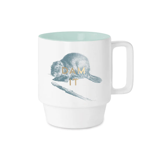Dam It Ceramic Mug Vintage Sassy