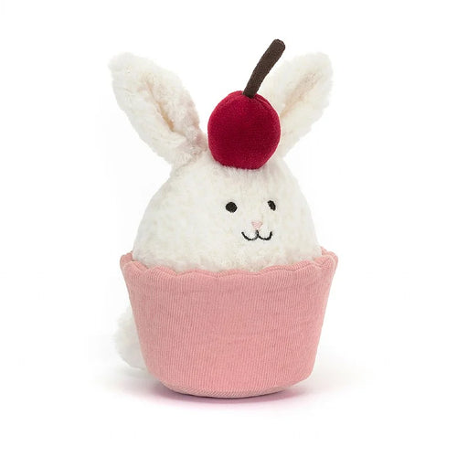 Jellycat Dainty Dessert Bunny Cupcake - Front & Company: Gift Store