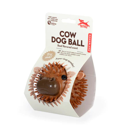 Beef Flavor Cow Dog Ball