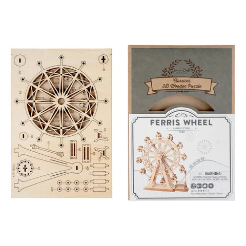 3D Wooden Puzzle Ferris Wheel
