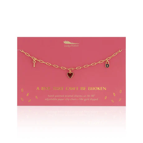 Enamel Treasure Necklace - Love - Front & Company: Gift Store