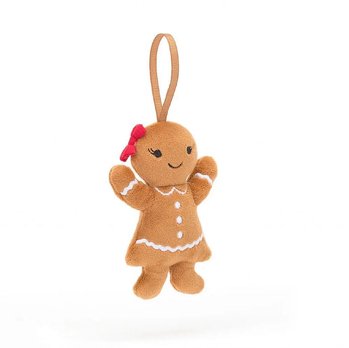 Jellycat Festive Folly Gingerbread Ruby - Front & Company: Gift Store