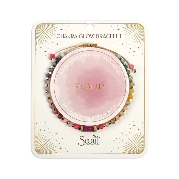 Chakra Glow Bracelet Vitality/Root/Gold