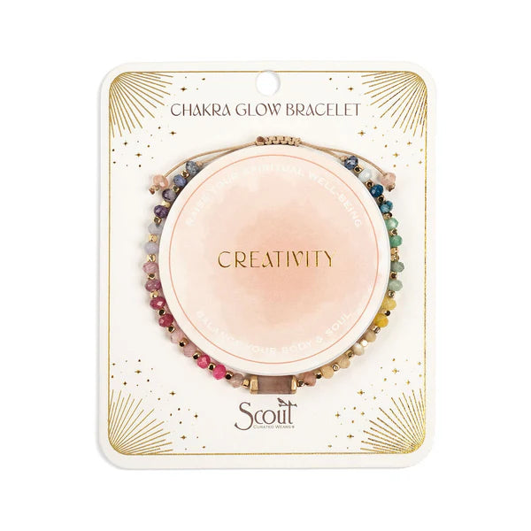 Chakra Glow Bracelet Creativity/Sacral/Gold