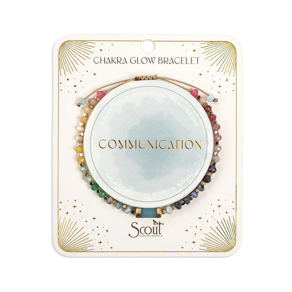 Chakra Glow Bracelet Communication/Throat/Gold