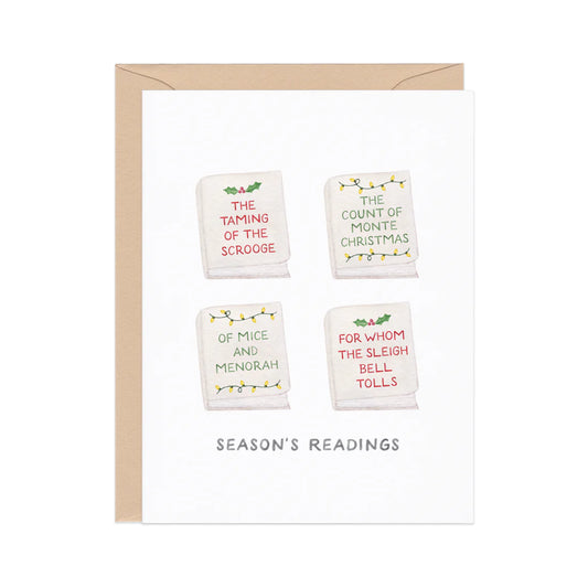 SEASON'S READINGS BOOK HOLIDAY CARD