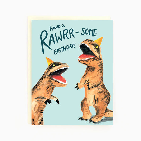 Birthday Dinosaurs Card