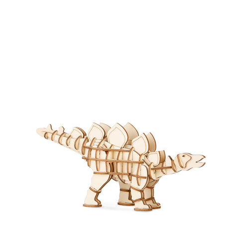 Stegosaurus 3D Wooden Puzzle - Front & Company: Gift Store