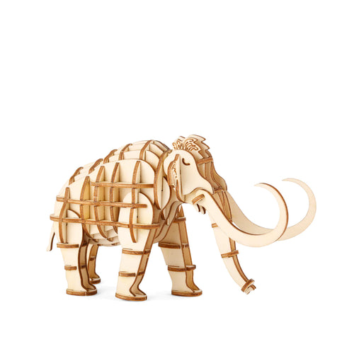 Mammoth 3D Wooden Puzzle - Front & Company: Gift Store